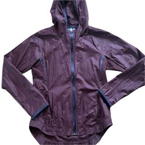 ATHLETA STOWE HOODIE  RAIN JACKET • XS